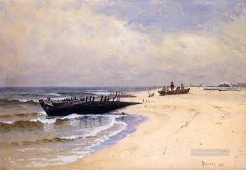  Thompson Pintura - Playa de marea baja Alfred Thompson Bricher